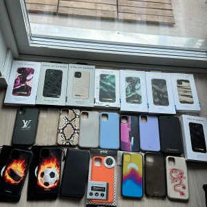 iPhone 11/ vissa är XR  - iPhone 11 och vissa XR skal vissa använda och vissa helt nya! Priset varierar beroende på skal! Skriv bara till mig☺️ljus blåa sålt, ljus lila sålt.  Drake skal sålt! 