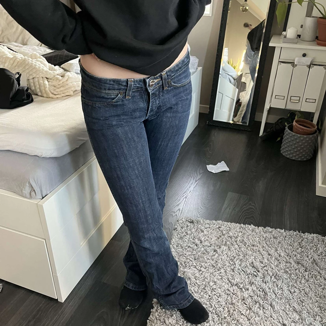 Lågmidjade jeans - 90
