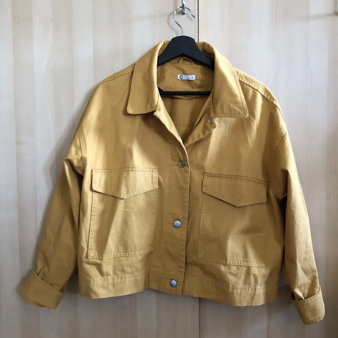 Gul ”jeans”jacka