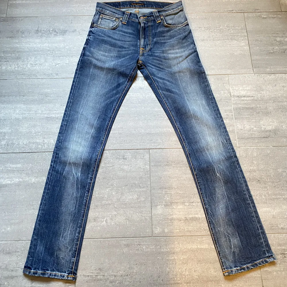 Snygga nudie jeans i storlek 29x34 i jätte bra skick!. Jeans & Byxor.