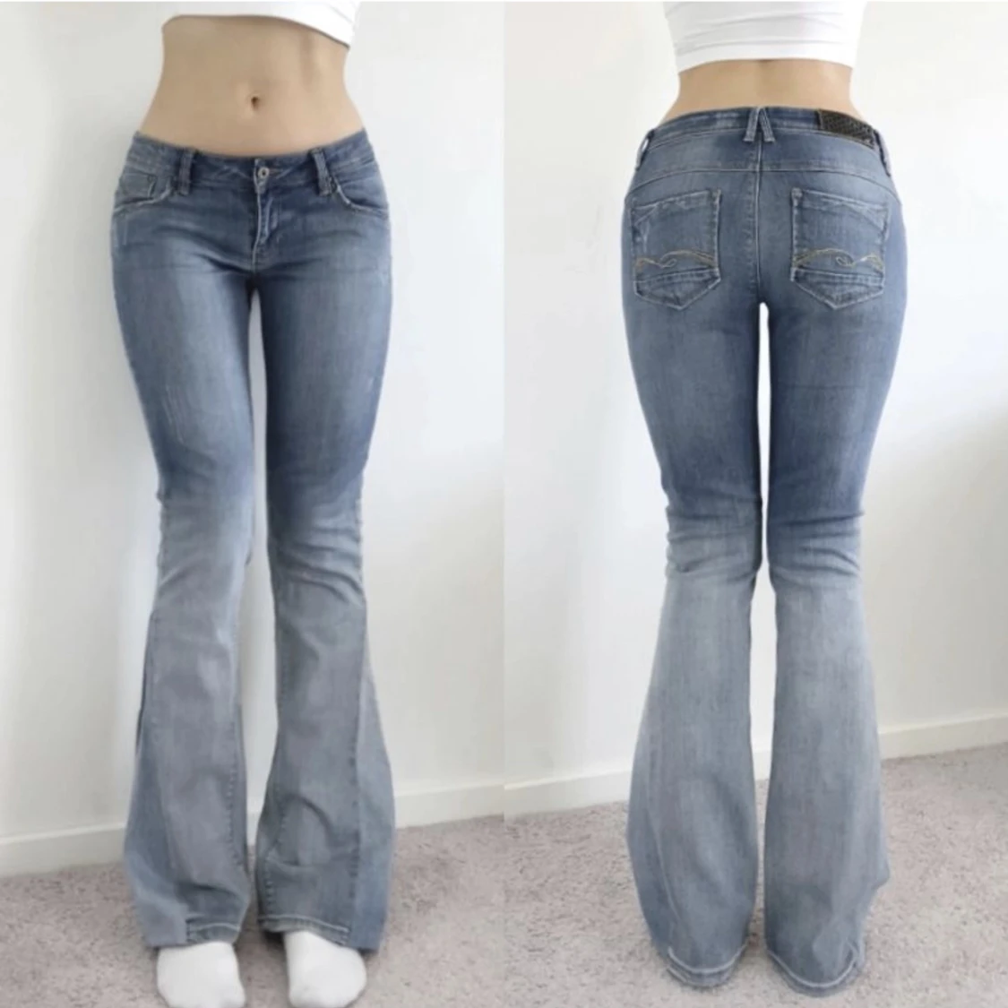 Lågmidjade y2k jeans