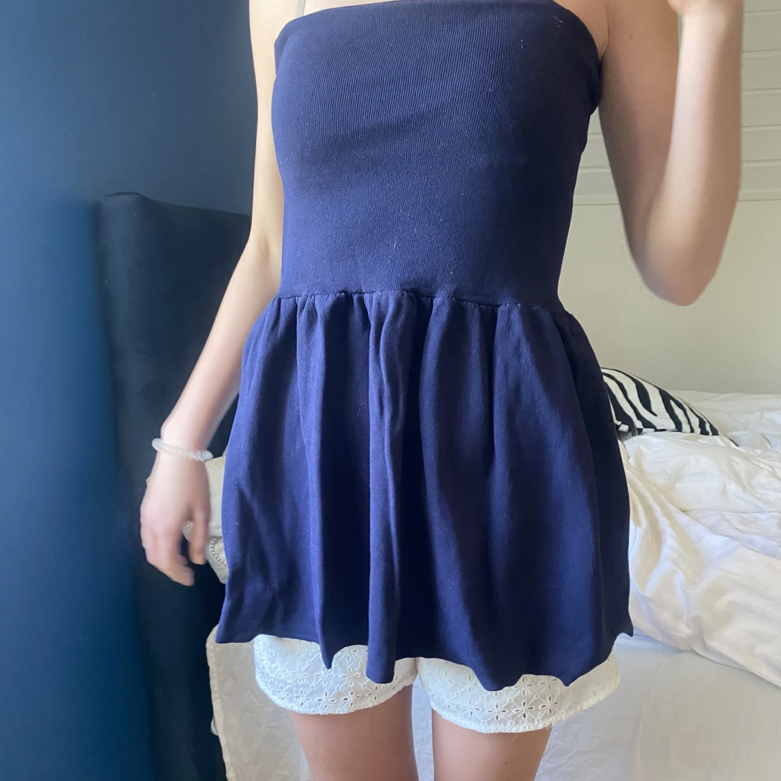 Topp med volang - 90