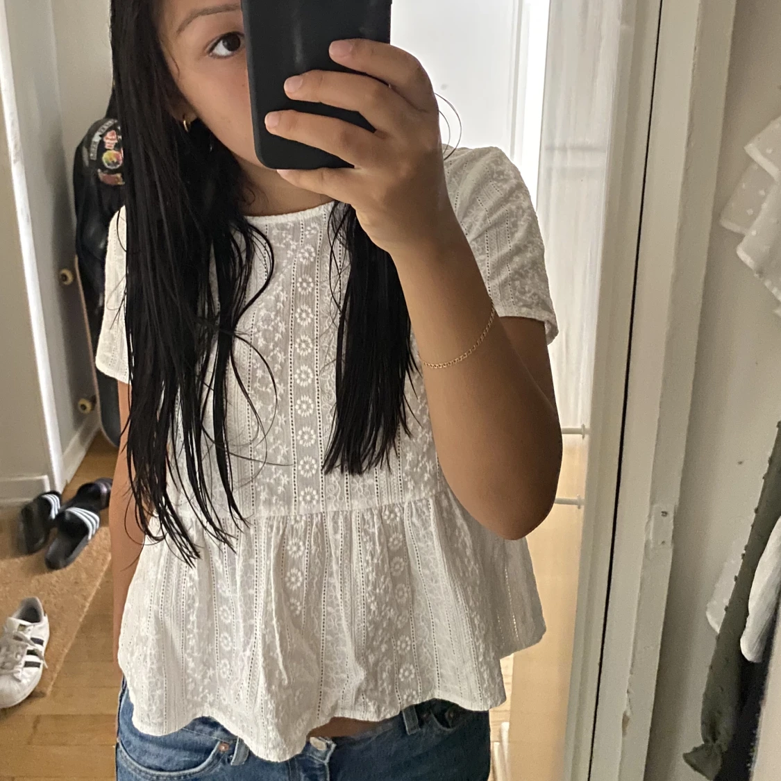 Vit volang topp - 90