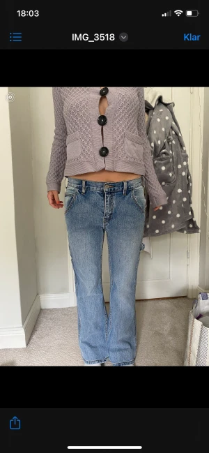 Lågmidjade jeans  - Super snygga lågmidjade jeans likt cargo👌