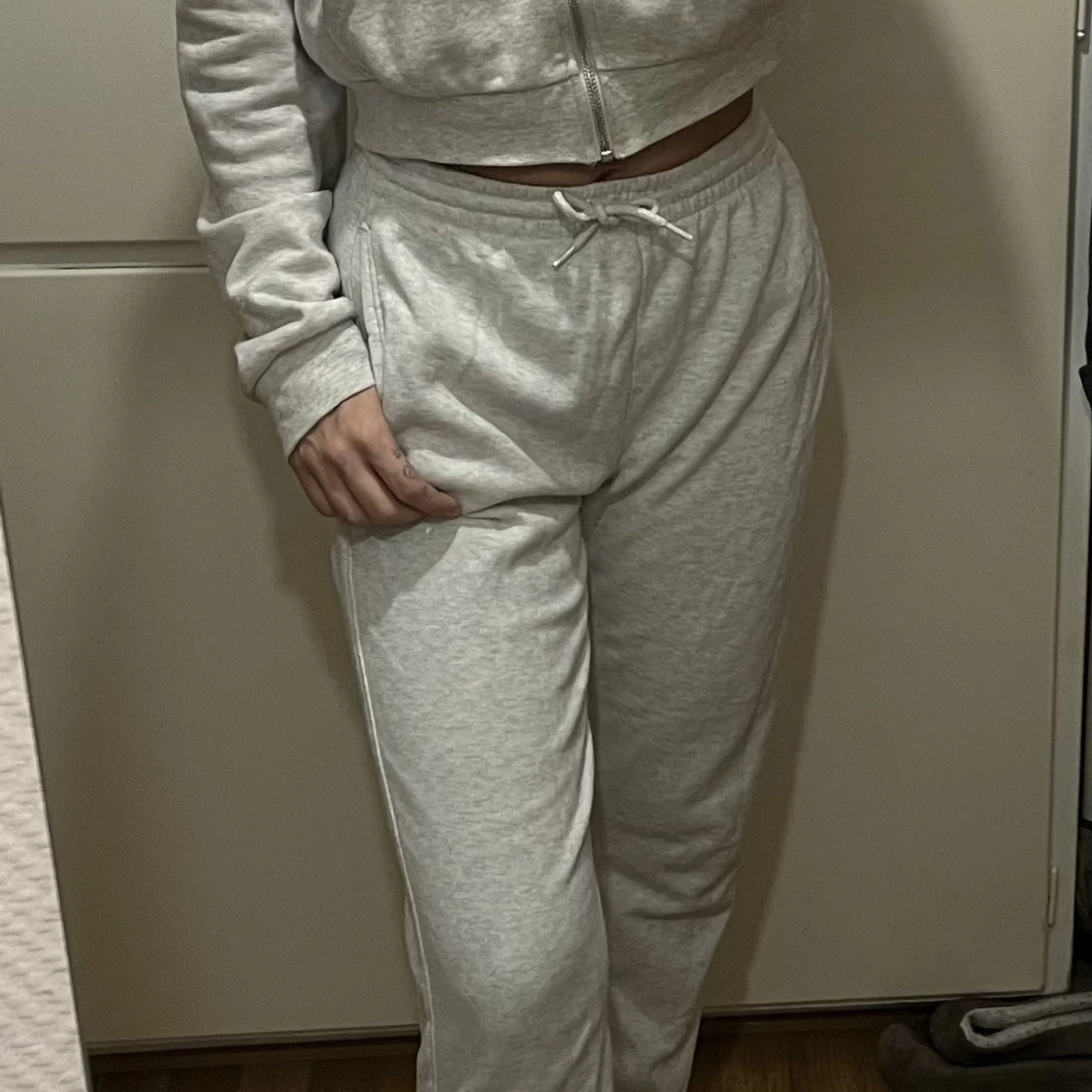 Grå mjukisdress H&M