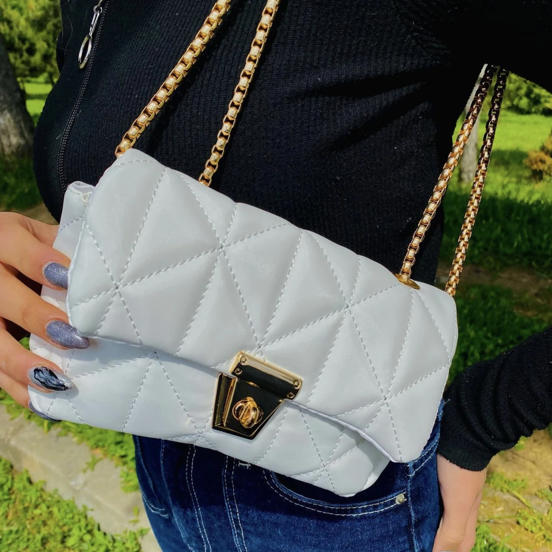 Vit&Gold Helt ny.  - 90