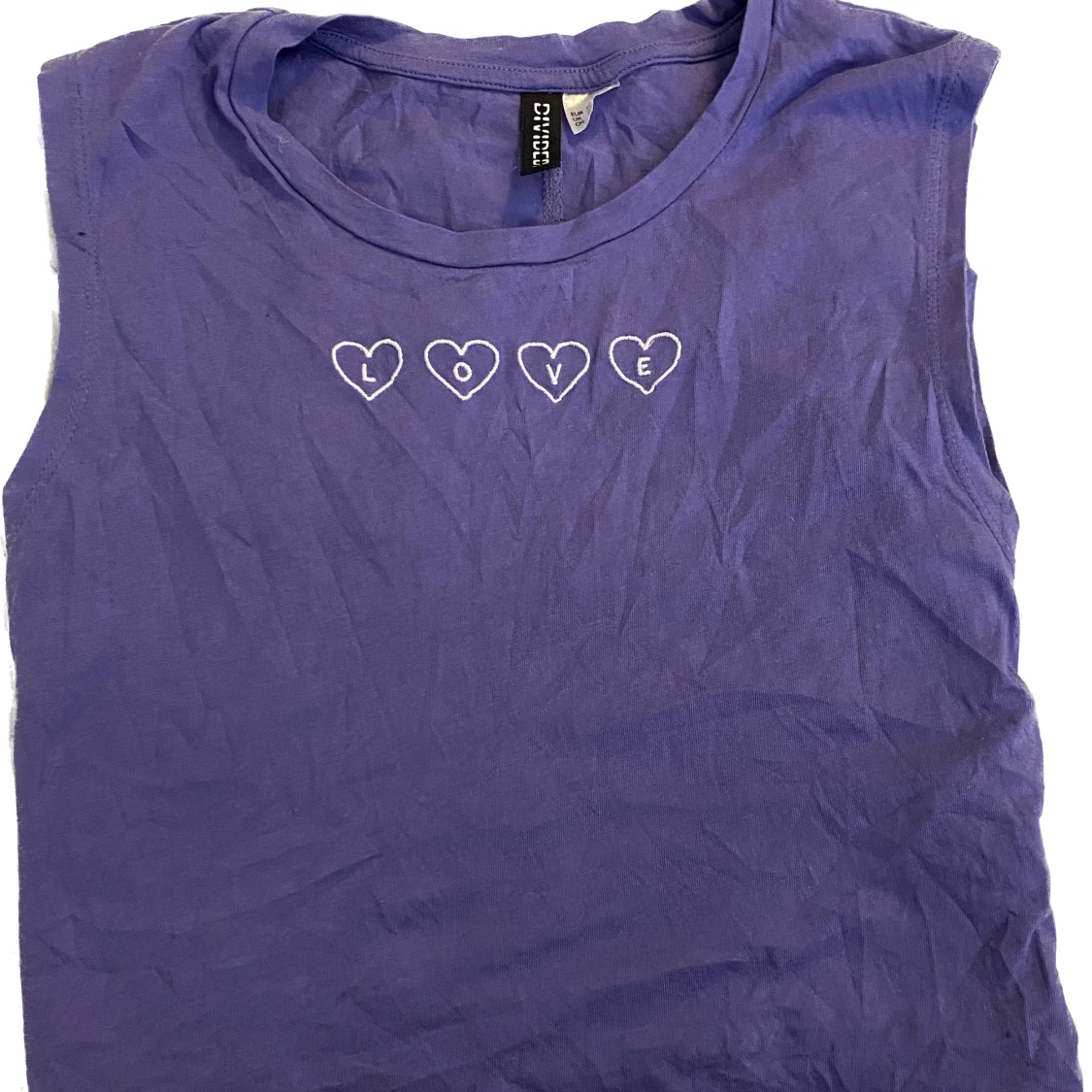 Ett Lila linne med hjärtan