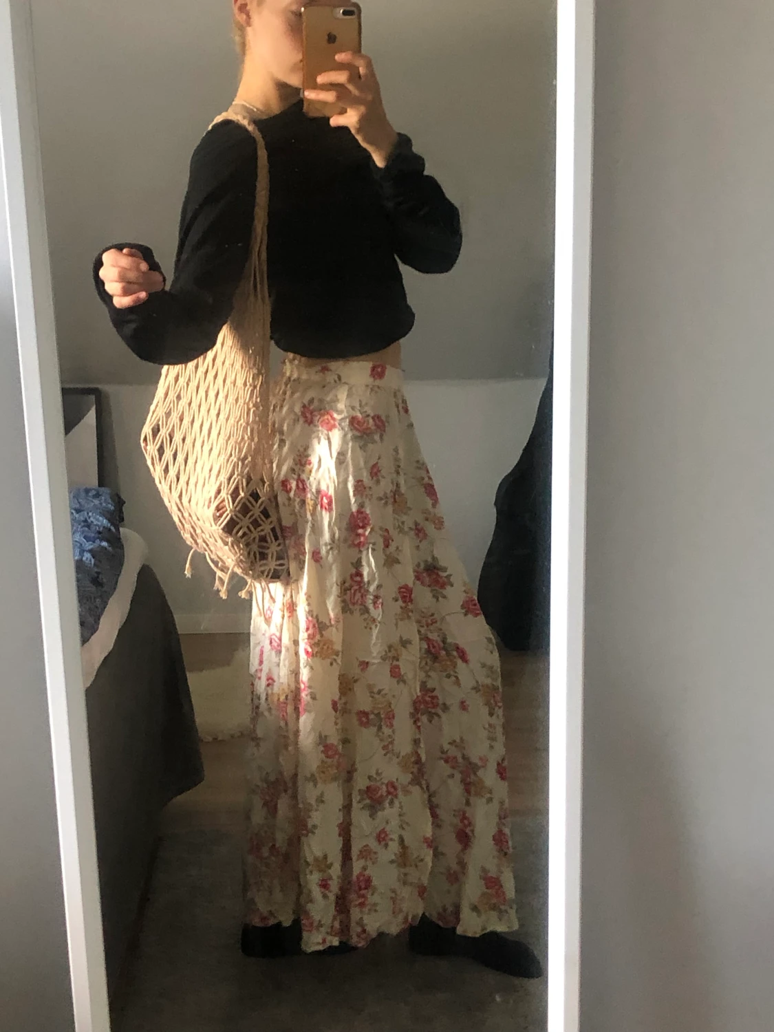 Blommig långkjol  - 90