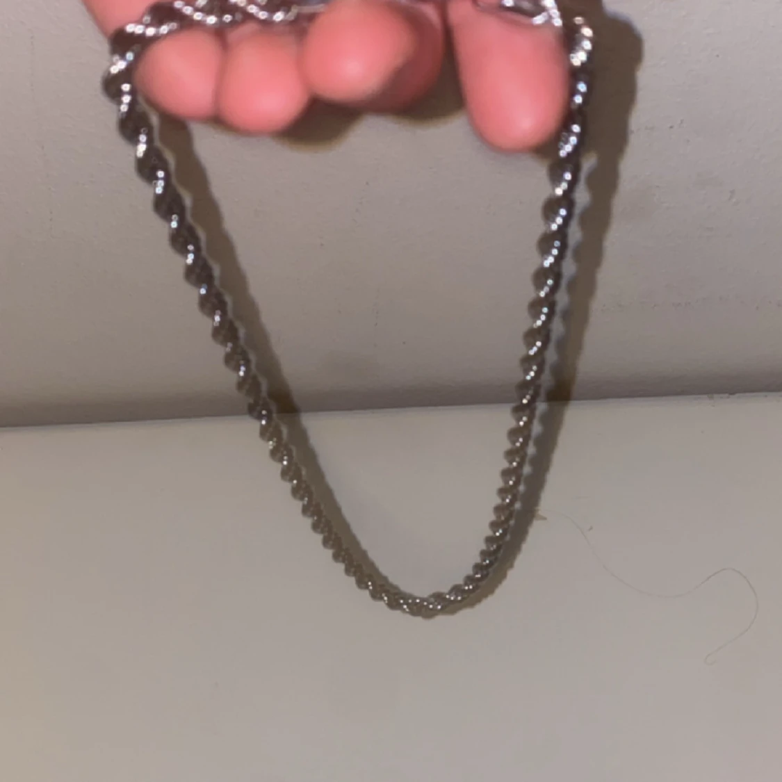 Silver halsband  - 90