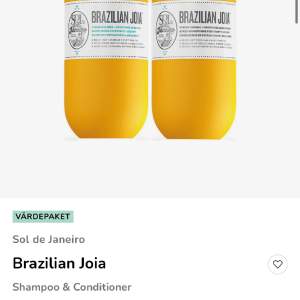 Säljer mitt shampo och balsam från Sol de Janeiro då de aldrig kommer till användning, mer än hälften kvar i båda flaskorna och det luktar jätte gott. Köpte för 600kr men kom med egna priser 