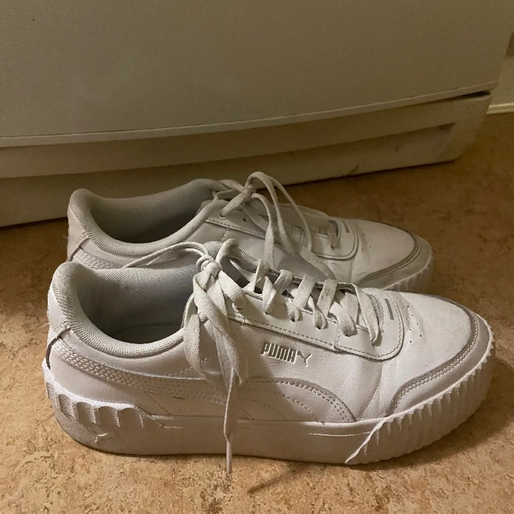Det är var mina gamla skor, jag använde knappt dom eftersom jag tyckte att dom var för stora för mig och kan inte retunera. Dom är jätte varma och vattentäta. Skorna är inte smutsiga inuti eftersom den fortfarande är ny.   Ordinarie pris: 679 kronor . Skor.