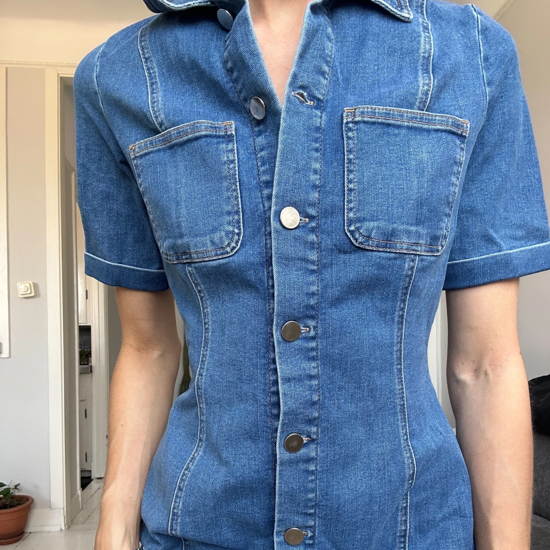 Jeansklänning från zara - 90