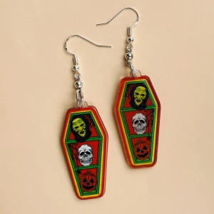 Halloween örhängen 🧡 - Nickelfria krokar och fri frakt 🧡🖤