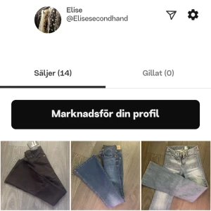 Blandat - Jag har en till profil där jag säljer kläder som inte riktigt är nischade till min egen stil.  Blandat dam och herr, det mesta nytt eller nyskick.  In och följ vetja!