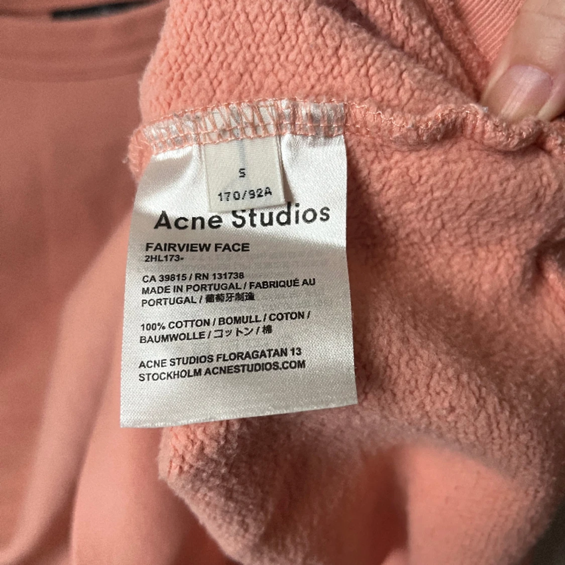 Acne sweater tröja rosa - 91