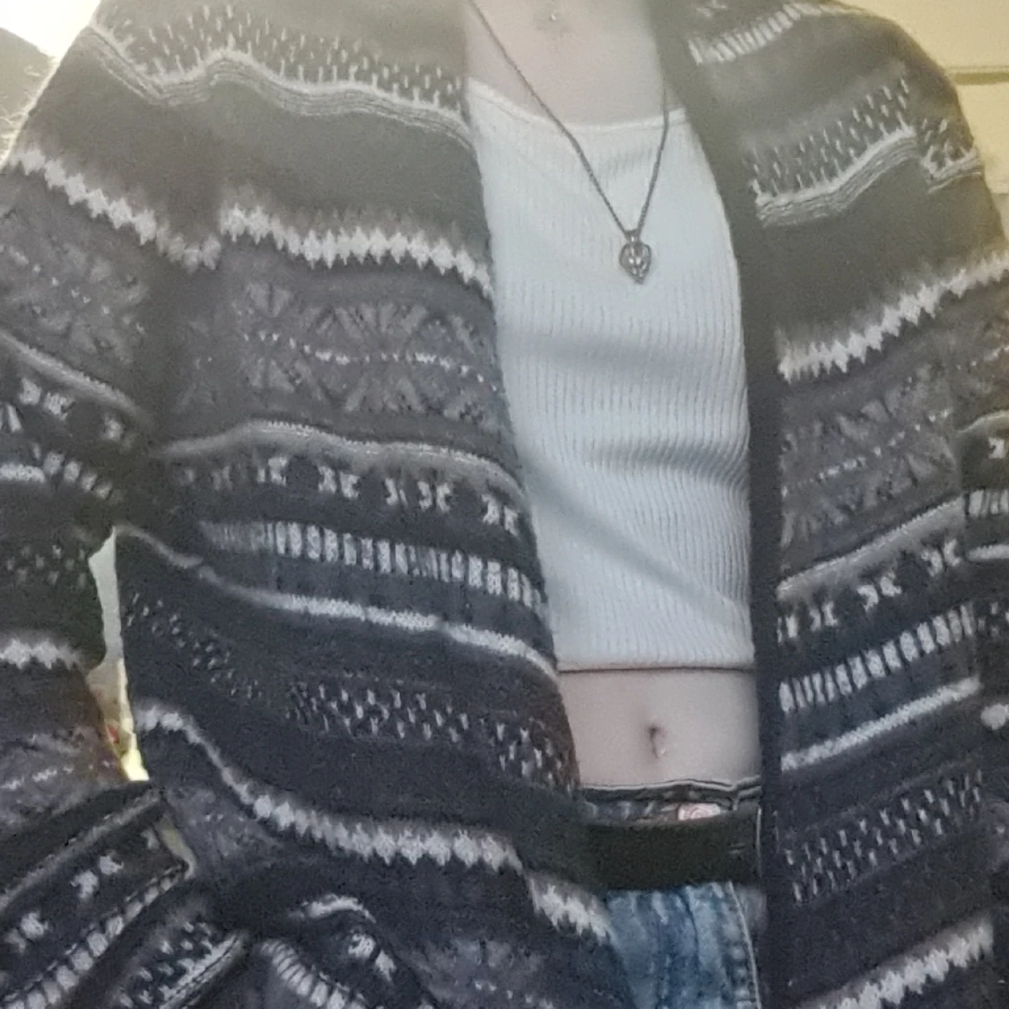 Stickad kofta (tryck inte köp nu!!) - 91