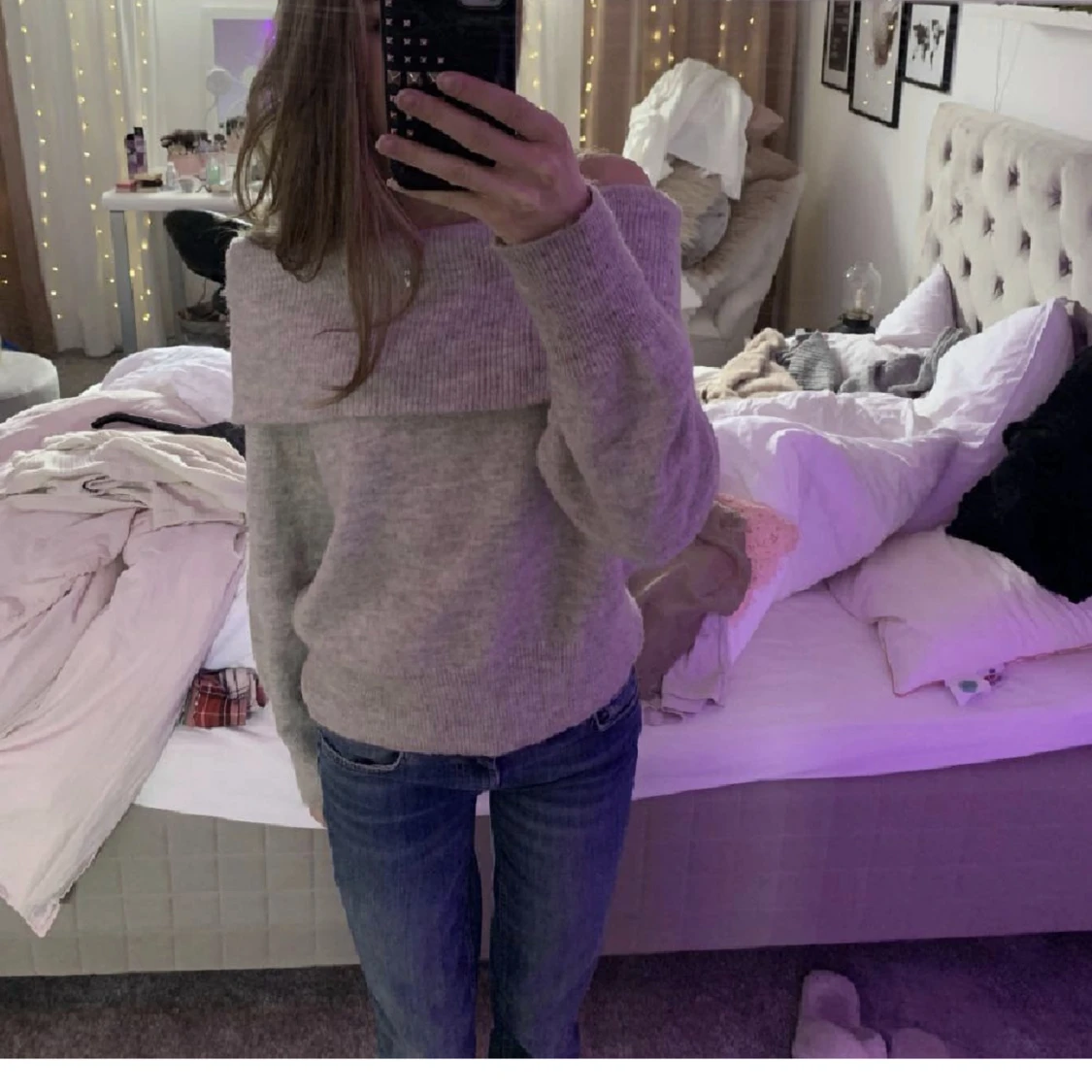 Off-shoulder tröja - 26