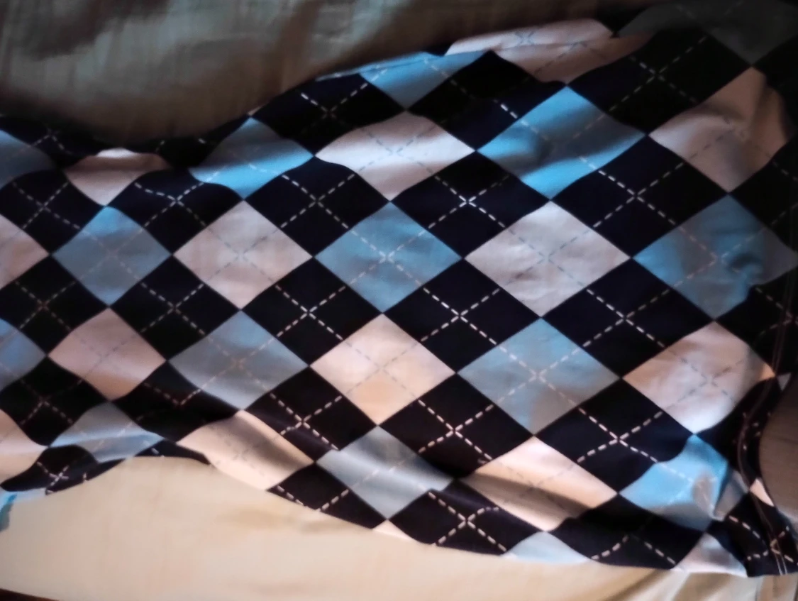 Rutig tajt klänning  - 90