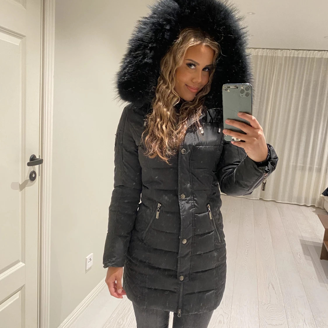 Vinterjacka med päls