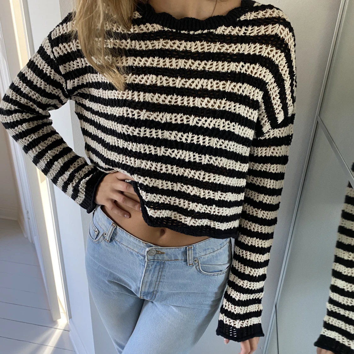 Stickad tröja  - 90