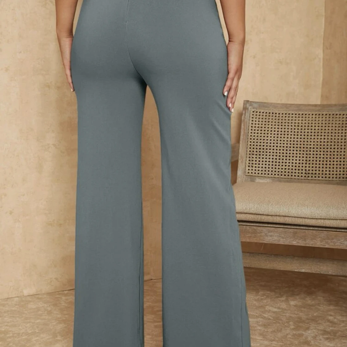 Gråa snygga kostymbyxor  - 91