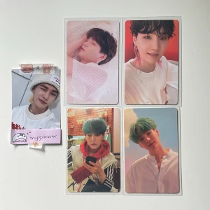 suga pcs - säljer dem sista yoongi pcs då jag int har plats med dem längre tyvärr :( 90kr/st och alla är i mint skick! frakt på 15kr tillkommer 