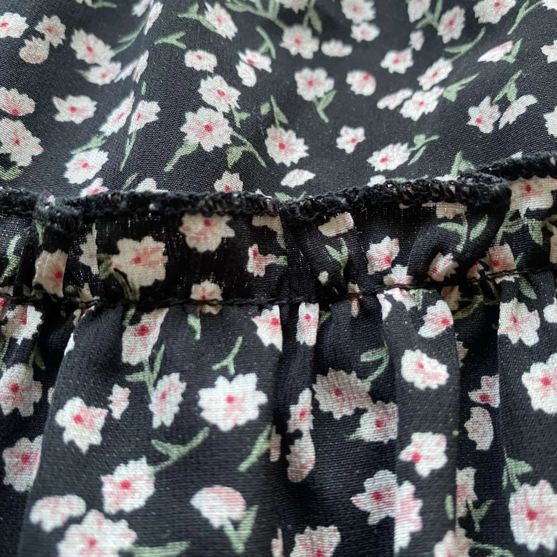 Blommig shein-kjol - 90