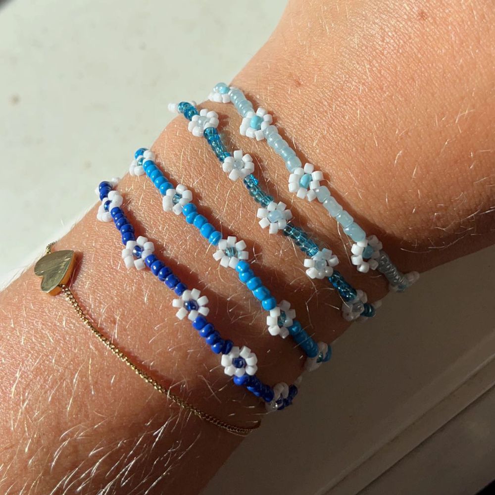 Marinblå Handgjorda smycken! | Plick Second Hand