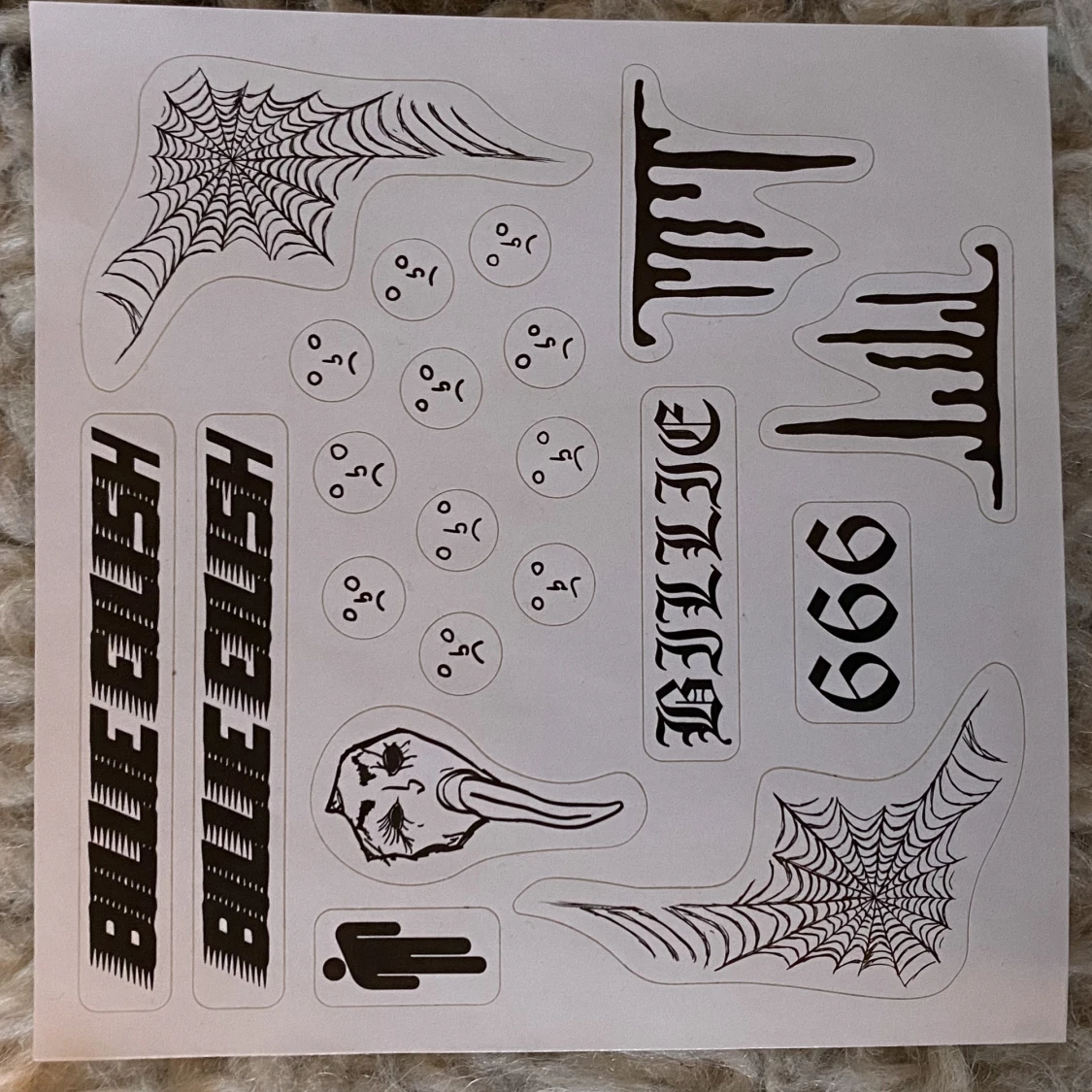 Billie eilish stickers  - 90