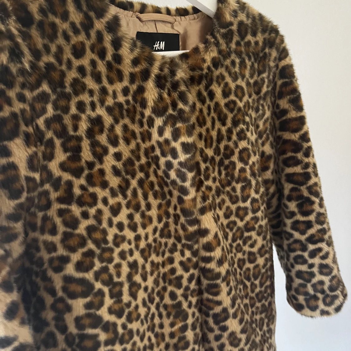 Leopard jacka med trekvartsärm - 90