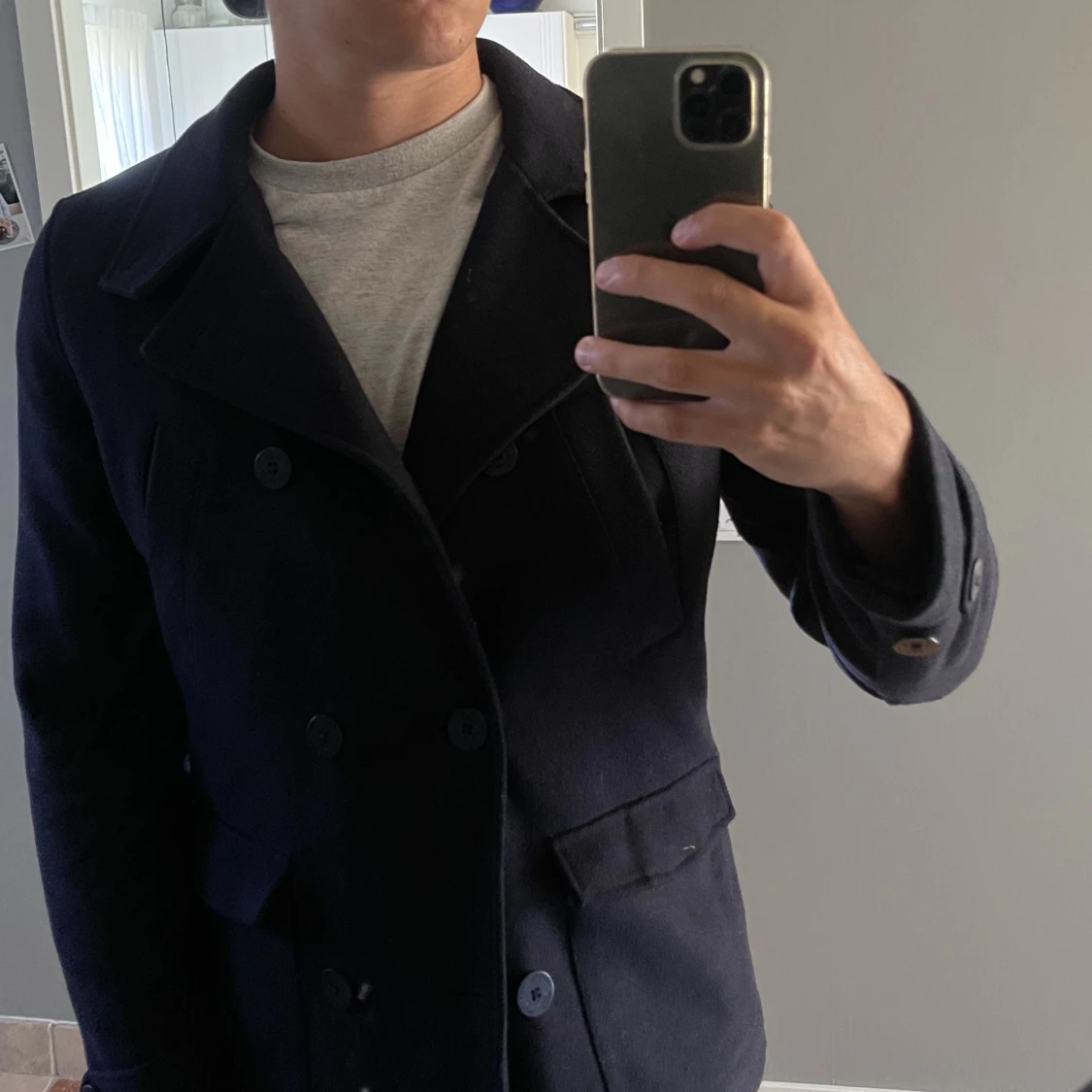 Dubbelknäppt kavajjacka