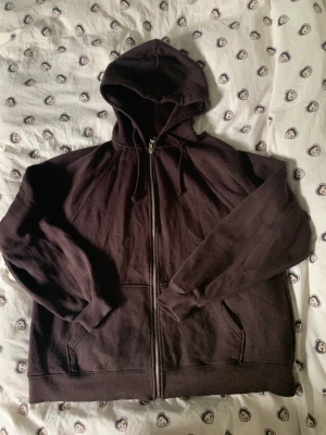 Brun zipup hoodie - Jättesnygg brun oversized zipup hoodie!