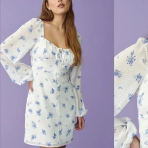 Gina tricot mia dress  - Blommig slutsåld klänning från Gina tricot som endast är använd en gång, så i nyskick! 💕 hör av er vid frågor/bilder 