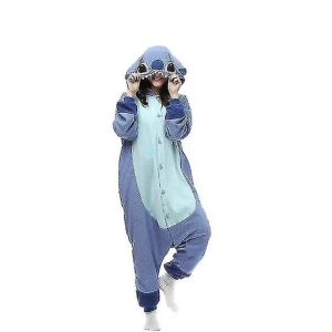 Stitch  - Stitch dräkt i storlek M Säljer pga att den e för kort i benen på mig. Är 162 cm! Pris kan diskuteras! Ändats provad.