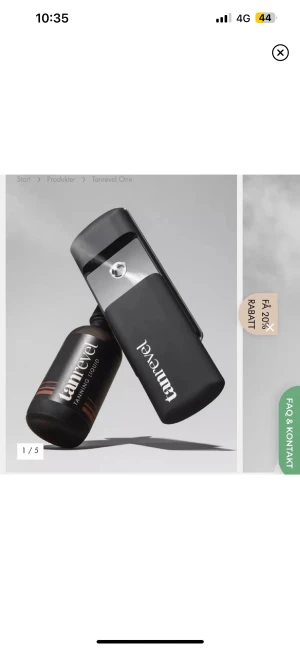 Tanrevel One  - Helt oanvänd. En stor refill ingår också! Pris kan diskuteras. 