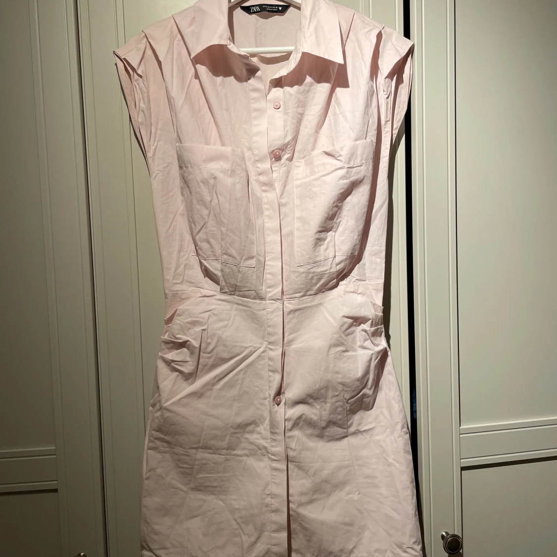 Kortare skjortklänning från Zara