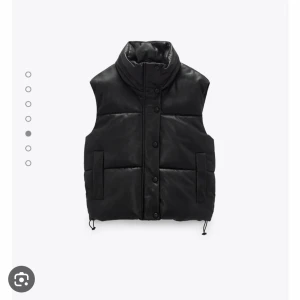 Zara skinnväst  - En svart skinn väst från zara 💓