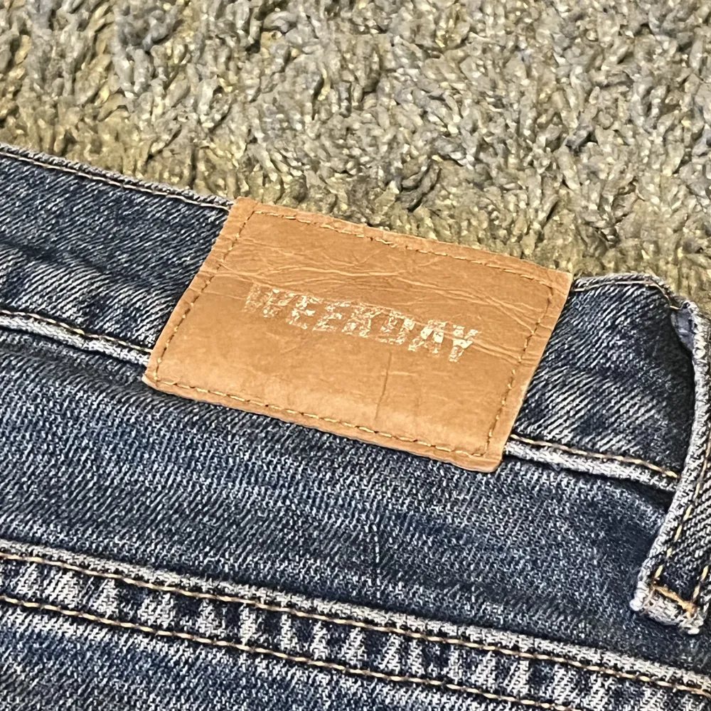 Ett par jeans från weekday i bra skick! Storlek W32 / L34. Jeans & Byxor.