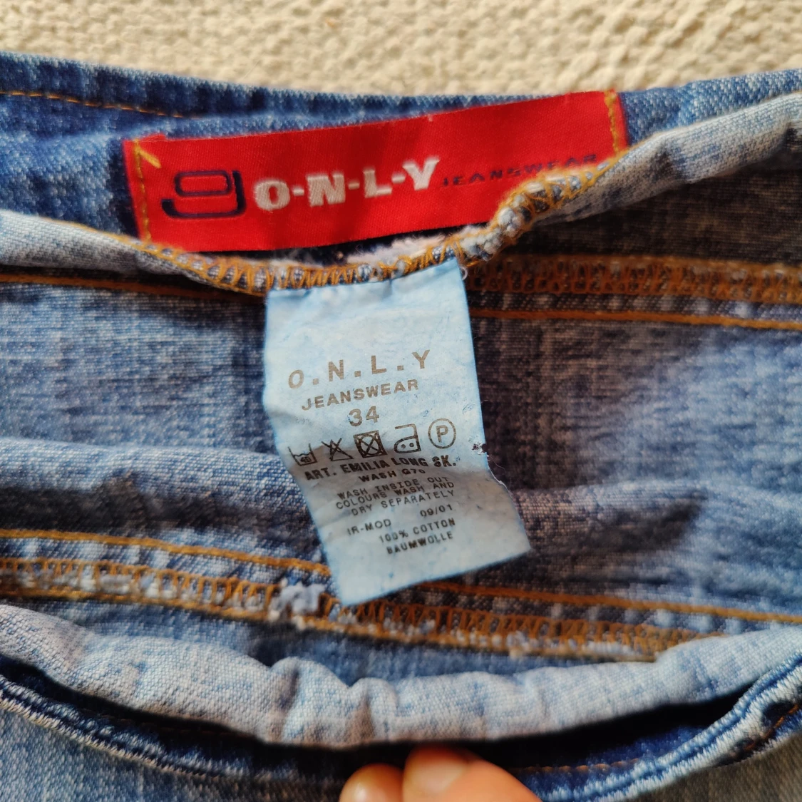 Y2k mini jeans skirt  - 91