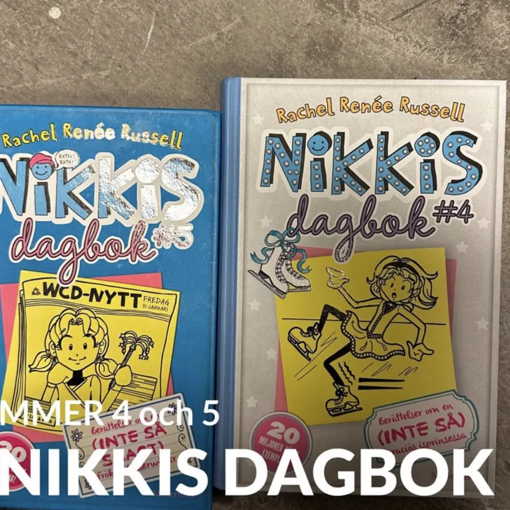 Nikkis dagböcker. Böcker.