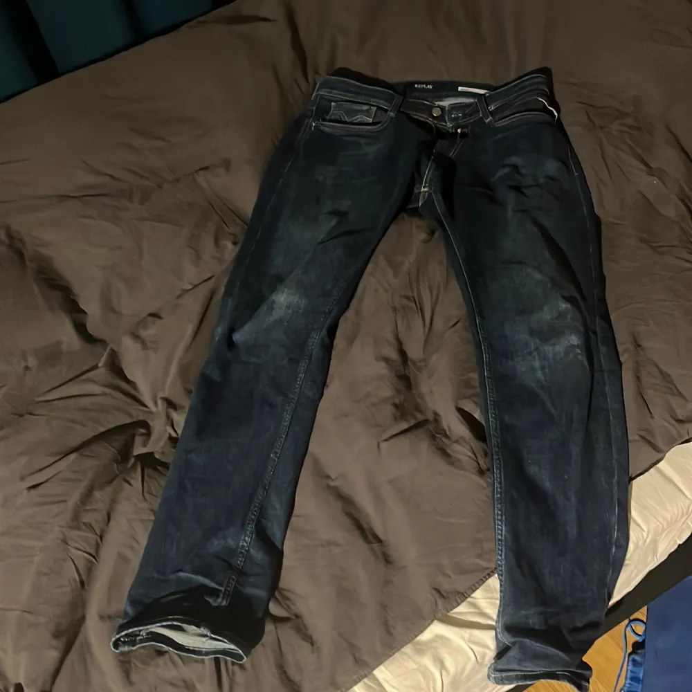 Blåa replay jeans. Jeans & Byxor.