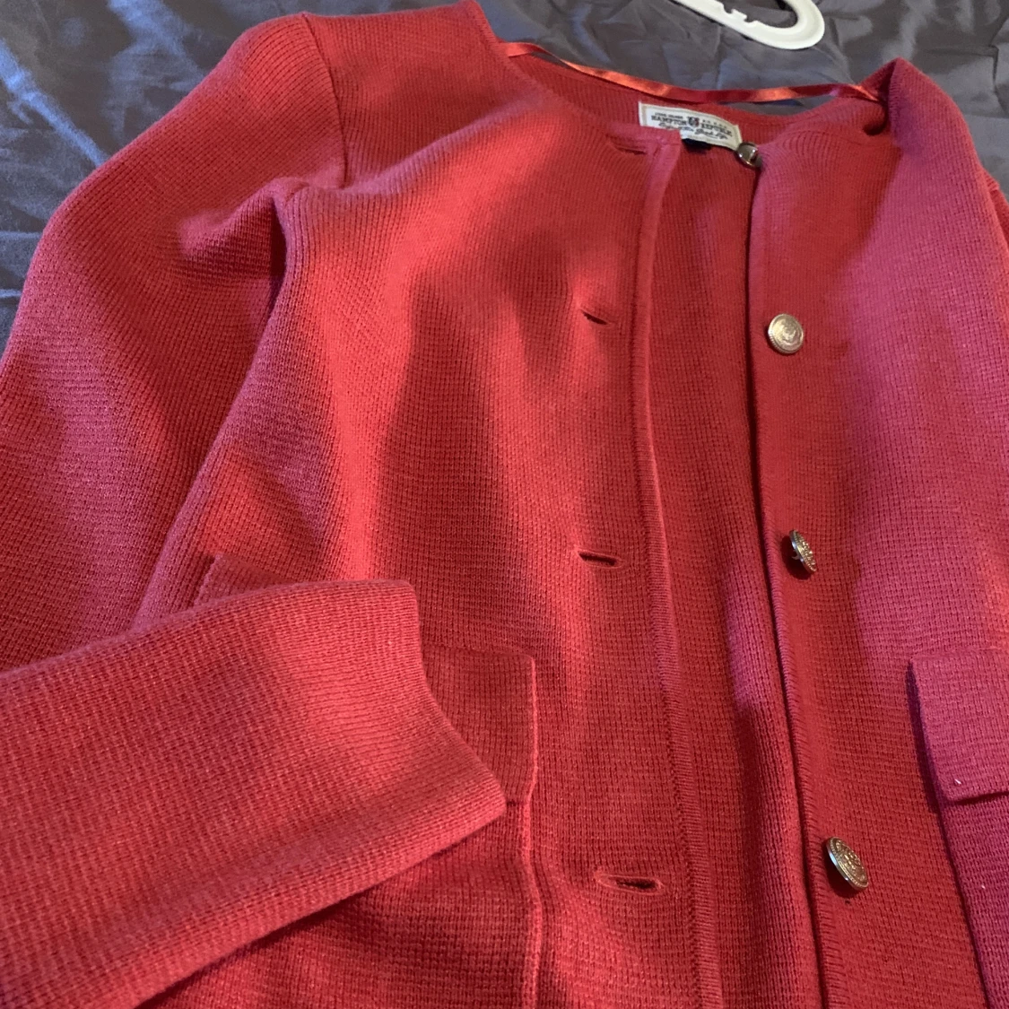 Rosa tröja/kofta, storlek s - 90