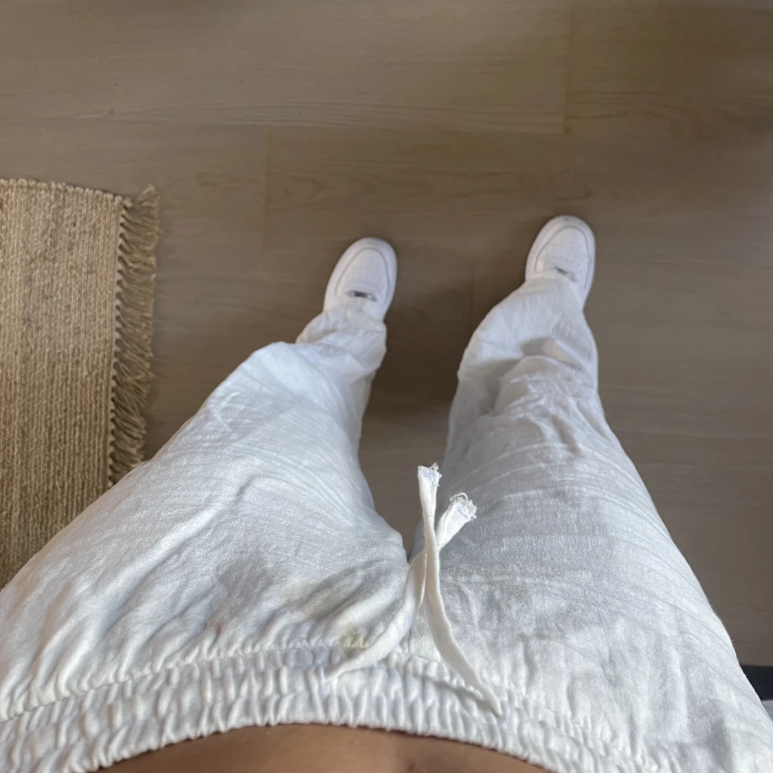 Vita linnebyxor - 91