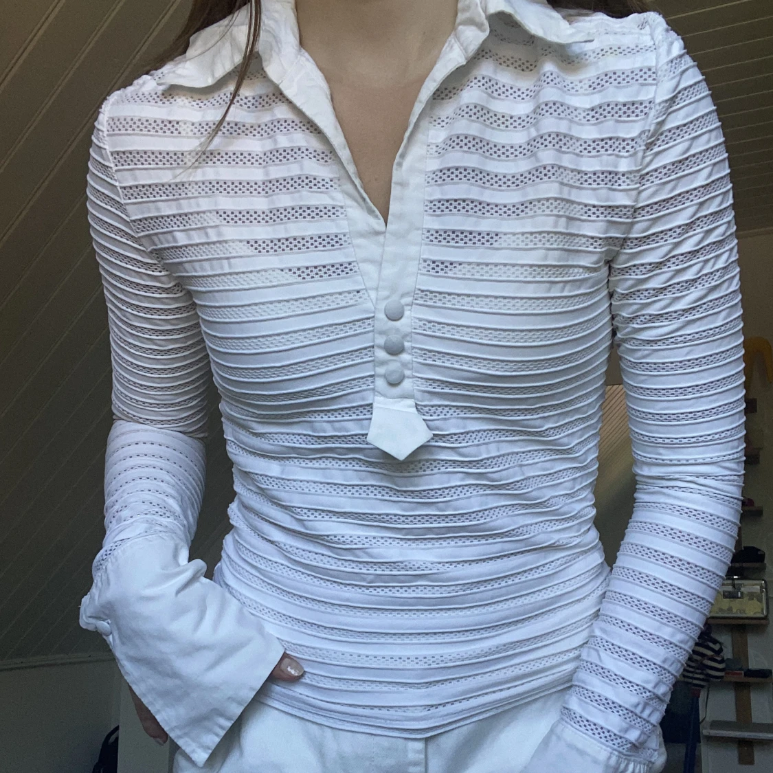 Vit skjorta/tröja