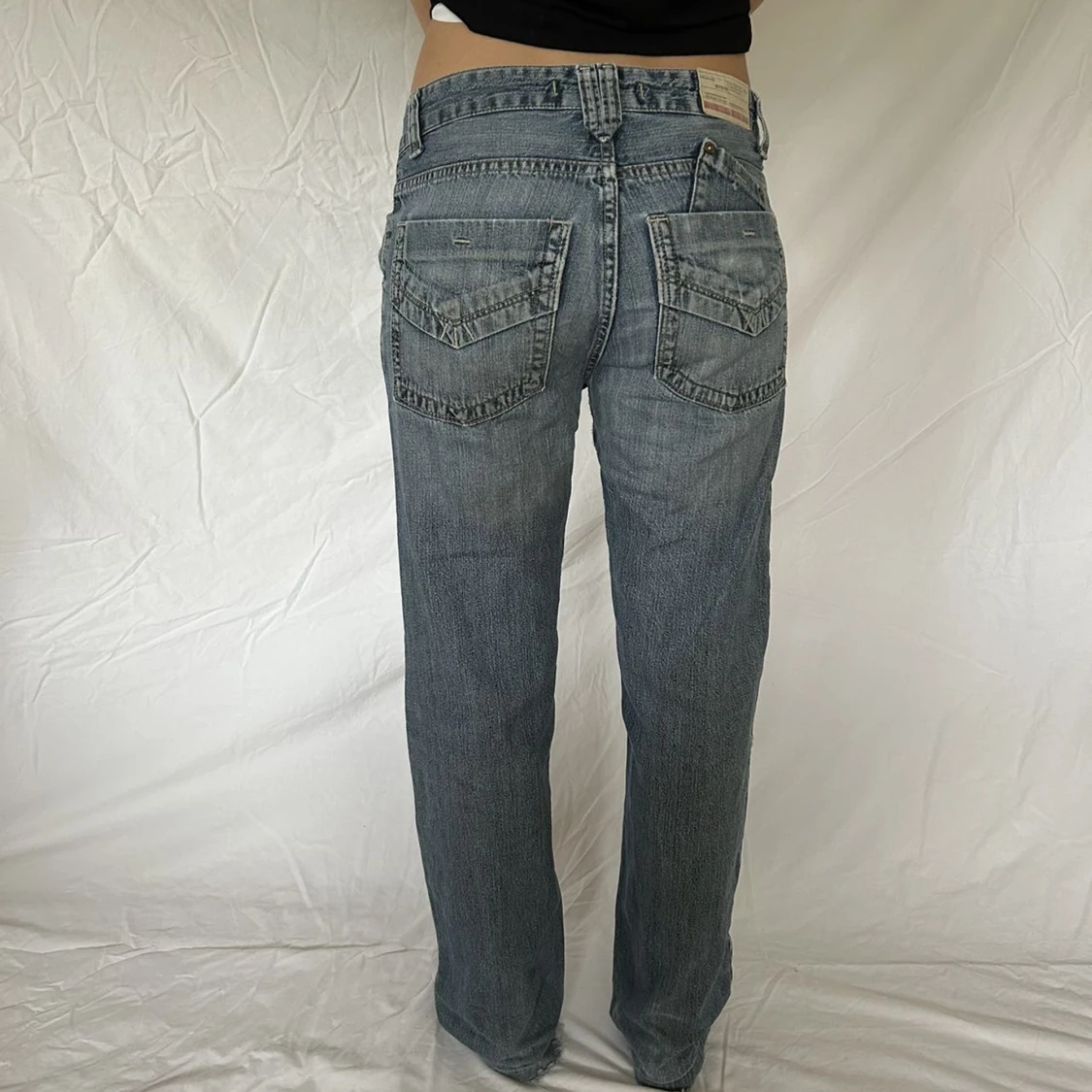 Jeans med unika fickor