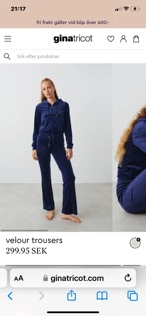 Mjukisbyxor - Mjukisbyxor från Gina Tricot, JÄTTEsköna men har ett par likadana i grå, trendiga för ett tag sedan! Flitigt använda men i bra skick utan defekter😁🙌 Köp gärna genom ”köp nu”!💖