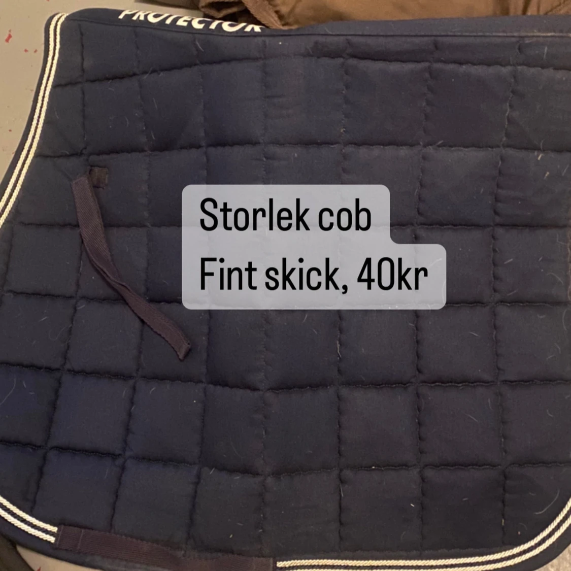 Marinblått schabrak cob