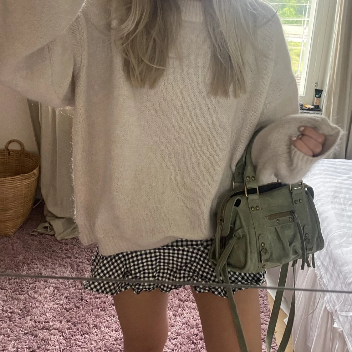 Rutig klänning  - 91