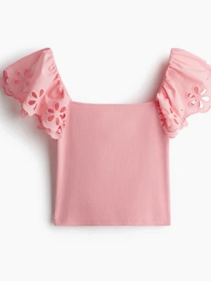 Rosa/coral festtopp från hm - Jätte fin topp från hm i nyskick! Pris kan diskuteras!!