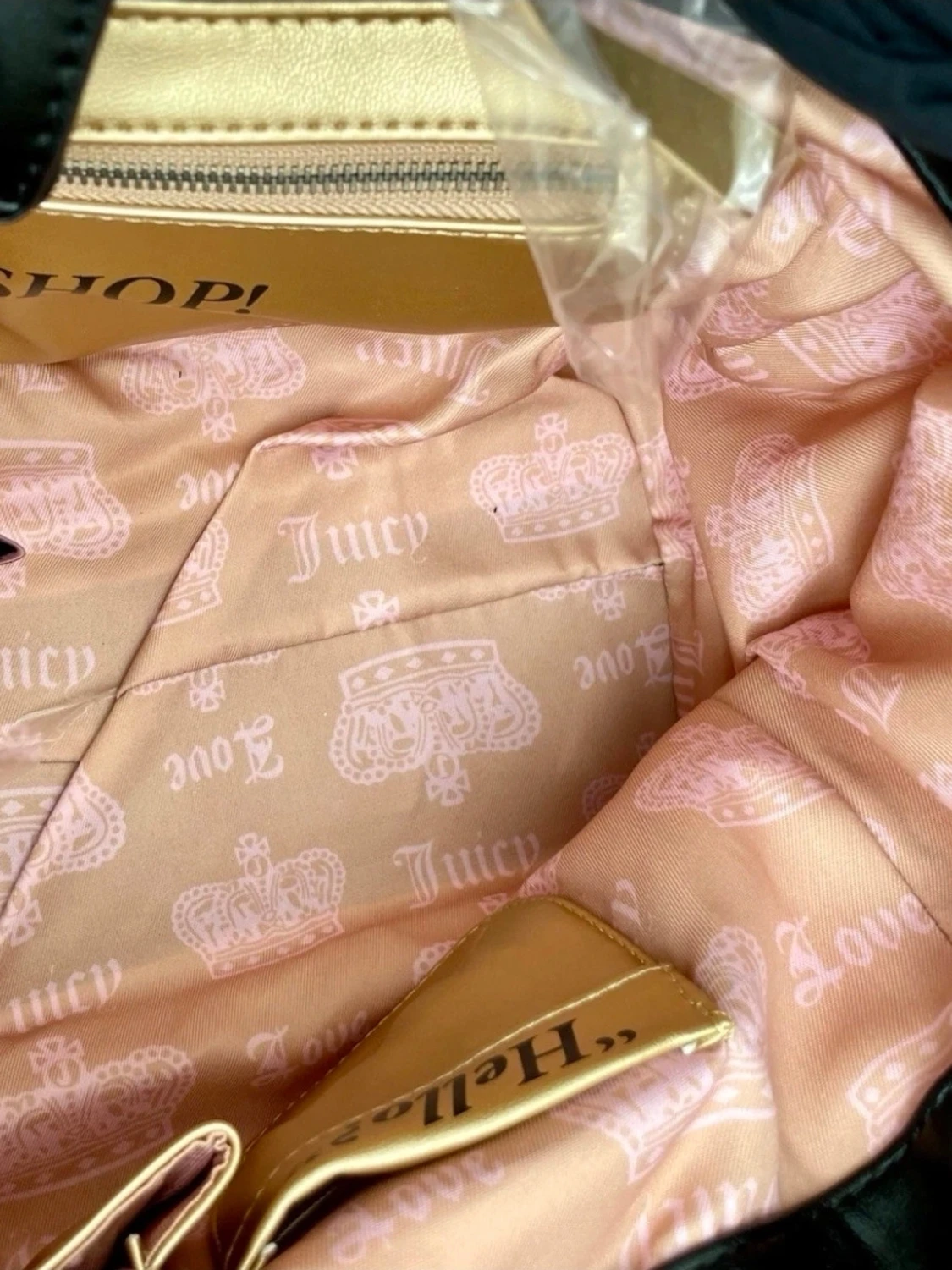 Juicy Couture rosa handväska - 6